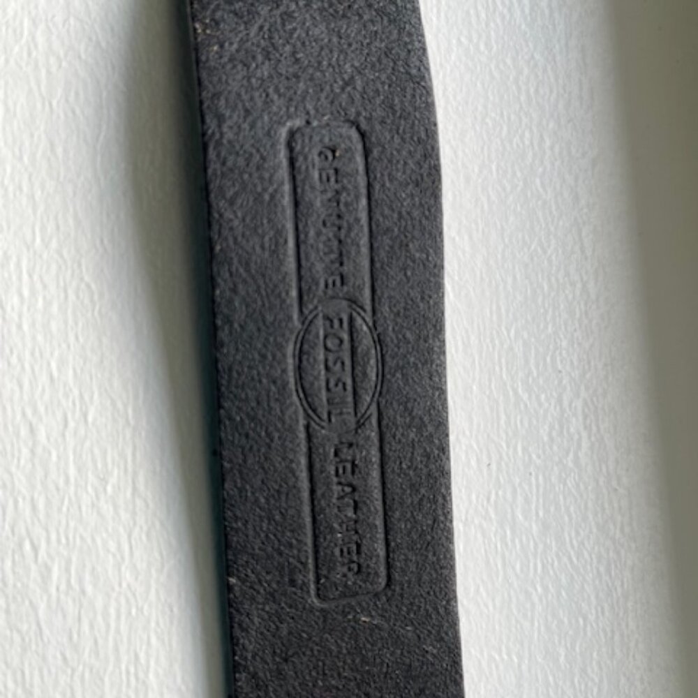 FOSSIL patchwork leather belt. - Picture 4 of 6